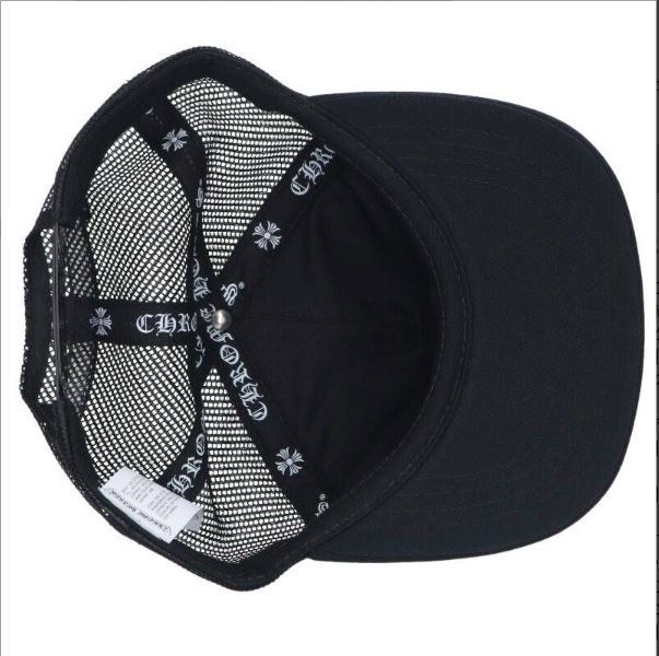 正規品】【インボイスコピーあり】クロムハーツ TRUCKER CAP/レザー