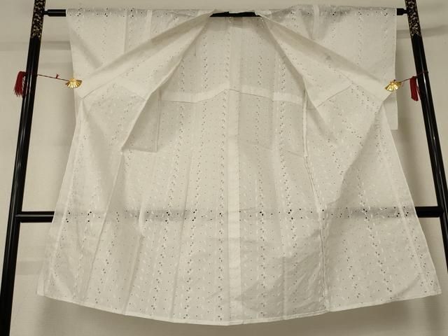 平和屋着物 夏物 長襦袢 総レース 白色 綿 jd