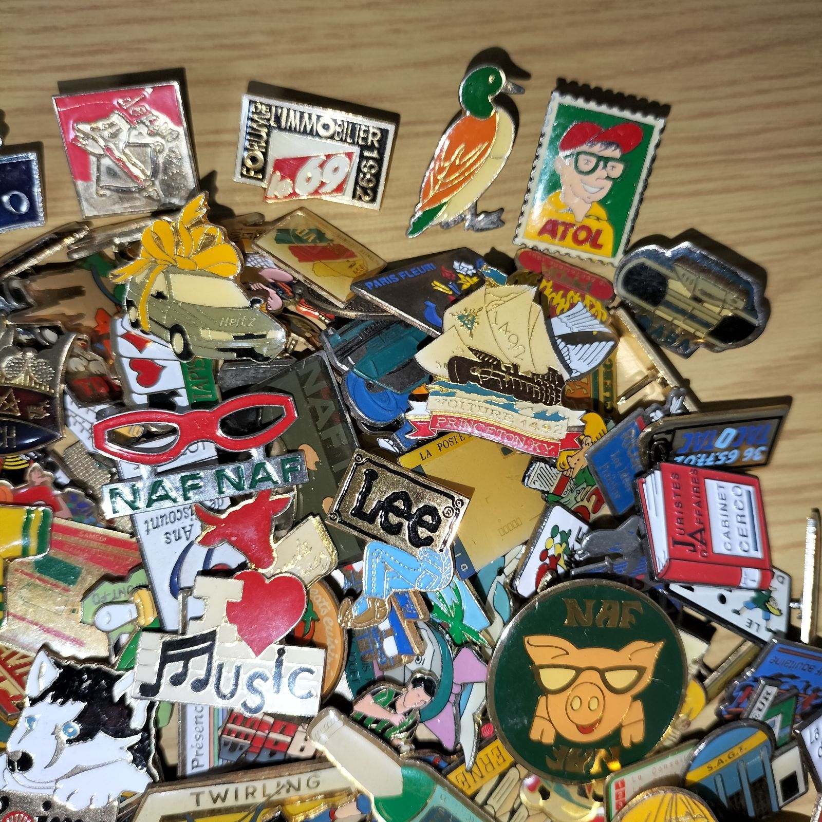 ピンバッジ セット フランス雑貨 ピンズ ヴィンテージ ピンバッチ AH 4-200-1218-2