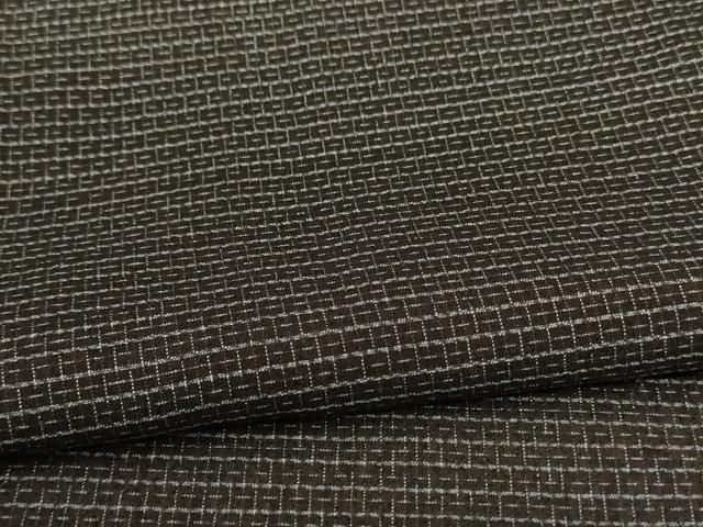 平和屋着物＊夏物 男性 紗紬 亀甲文 正絹 逸品 未使用 AABE1294jd