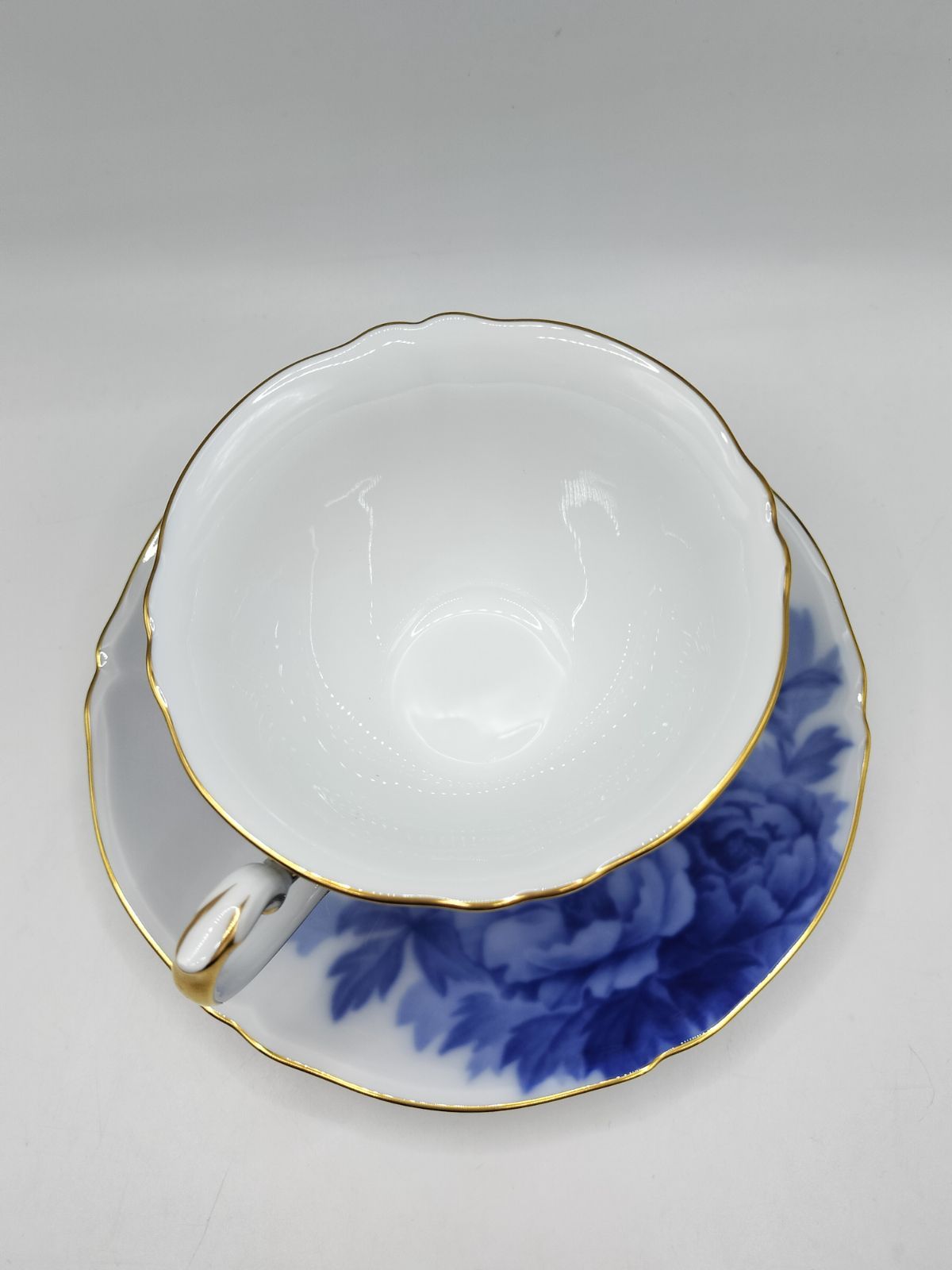 大倉陶園 岡染ぼたん the Okura ティー・コーヒーカップ&ソーサー 1