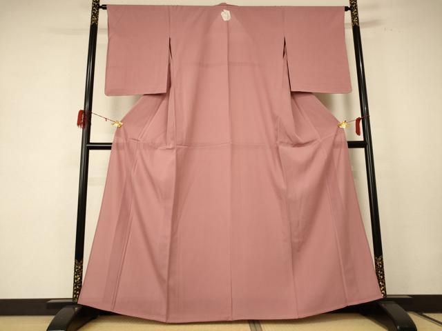 平和屋着物 夏物 色無地 絽 遠州茶色 正絹 jd