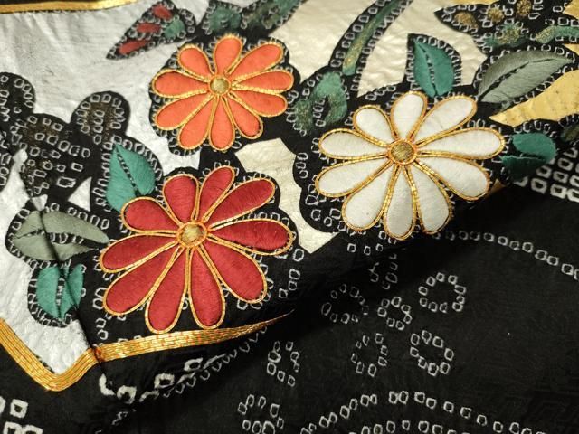 半衿刺繍 正絹