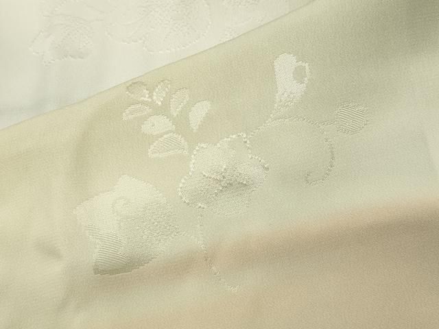  平和屋着物 長襦袢 無双仕立て 葡萄蔦の葉地紋 暈し染め 正絹 gh 長襦袢 長襦袢 半襦袢