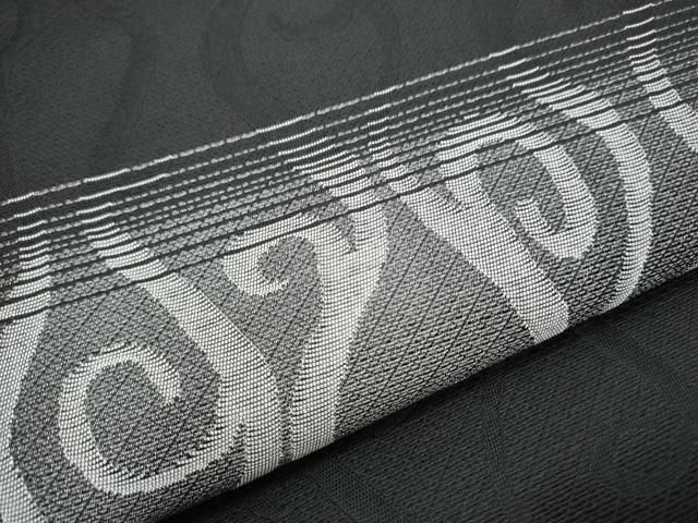  平和屋着物 印傳 両面 太鼓柄袋帯 切嵌 鳳凰更紗花文 正絹 hy 袋帯 帯