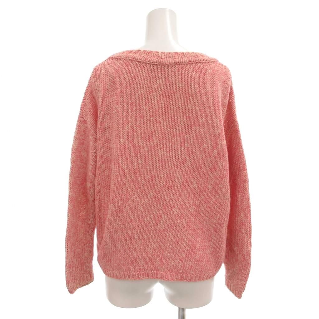 美品 マックスマーラ weekendウール100% ローゲジニット◆レッド Double-faced wool coat, red | Weekend Max Mara