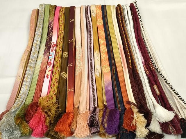 平和屋着物 和装小物 帯締め20本セット 高麗組 奈良組 鴨川組 金糸 zzz