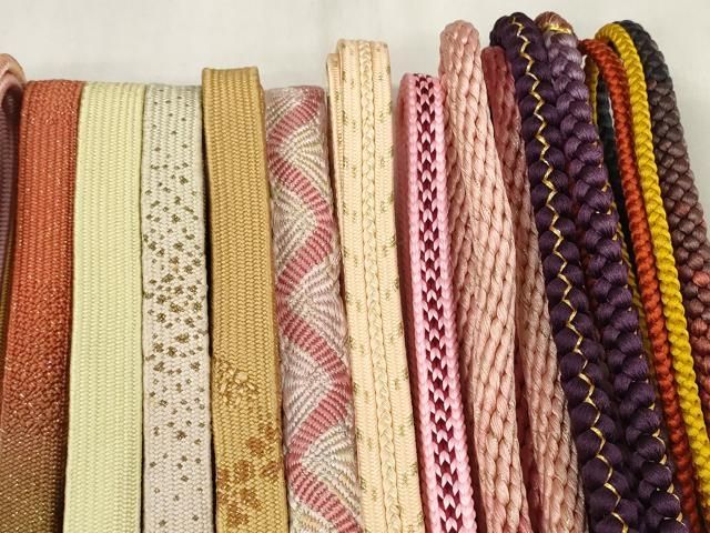  平和屋着物 和装小物 帯締め20本セット 手組紐 高麗組 冠組 金糸 zzz 帯締め 帯留め 帯飾り