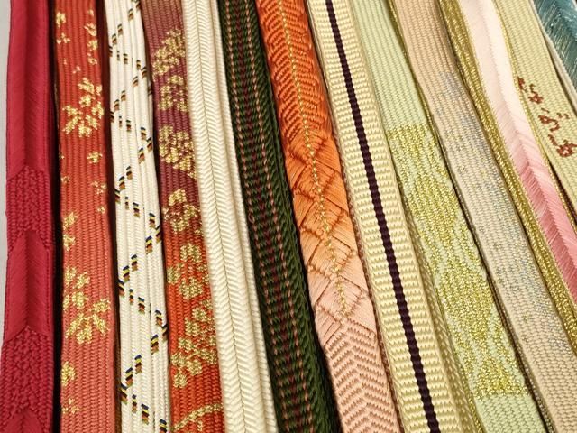  平和屋着物 和装小物 帯締め20本セット 高麗組 笹浪組 冠組 鎌倉組 金糸 zzz 帯締め 帯留め 帯飾り