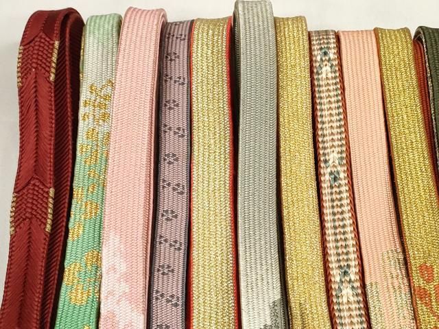 平和屋着物 和装小物 帯締め20本セット 高麗組 鴨川組 冠組 鎌倉組 観世組 金糸 zzz