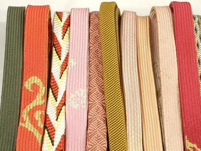 平和屋着物 和装小物 帯締め20本セット 高麗組 笹浪組 金糸 zzz