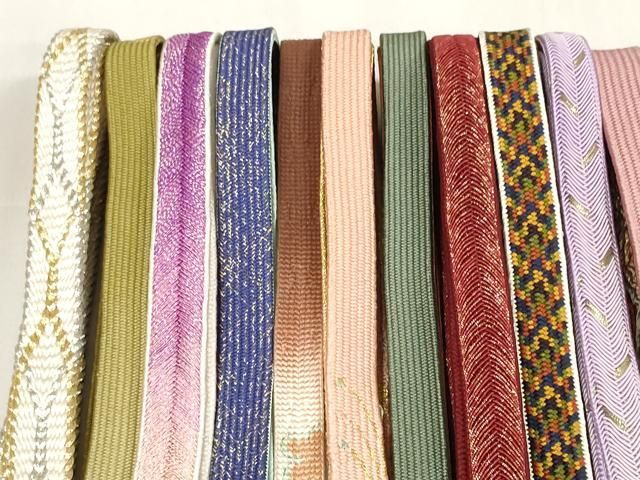平和屋着物 和装小物 帯締め20本セット 高麗組 笹浪組 金銀糸 zzz