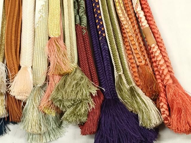  平和屋着物 和装小物 帯締め20本セット 高麗組 笹浪組 奈良組 冠組 金糸 zzz 帯締め 帯留め 帯飾り