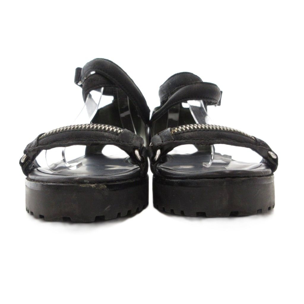 アレキサンダーワン ALEXANDER WANG サンダル 38 シューズ ファスナー