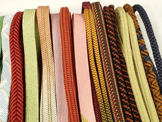  平和屋着物 和装小物 帯締め20本セット 高麗組 笹浪組 観世組 冠組 金糸 zzz 帯締め 帯留め 帯飾り