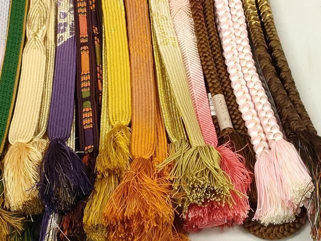  平和屋着物 和装小物 帯締め20本セット 高麗組 笹浪組 鴨川組 金糸 zzz 帯締め 帯留め 帯飾り