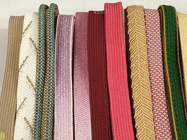平和屋着物 和装小物 帯締め20本セット 高麗組 笹浪組 鴨川組 金糸 zzz