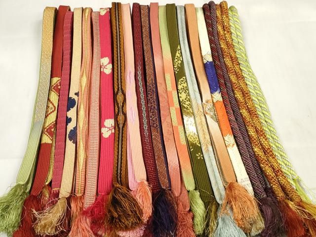 平和屋着物 和装小物 帯締め20本セット 高麗組 鎌倉組 金銀糸 zzz