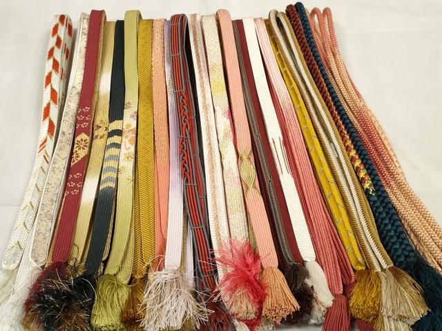 平和屋着物 和装小物 帯締め20本セット 高麗組 奈良組 金糸 zzz