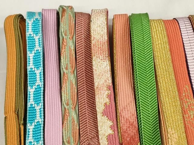 平和屋着物 和装小物 帯締め20本セット 高麗組 笹浪組 鎌倉組 金銀糸 zzz