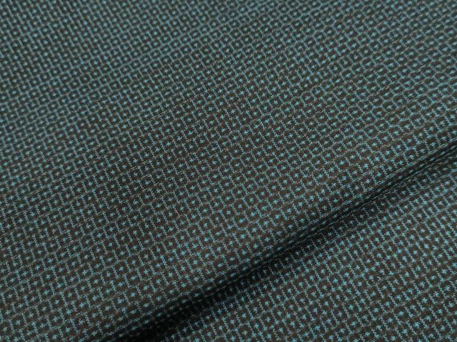 平和屋着物○男性 本場大島紬 アンサンブル 100亀甲 総詰め 正絹 逸品