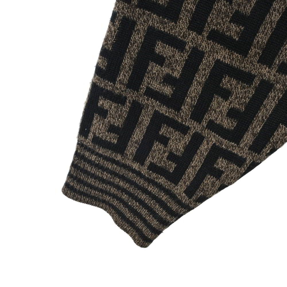 FENDI ヴィンテージ ズッカ柄 タートルネック ニット - メルカリ