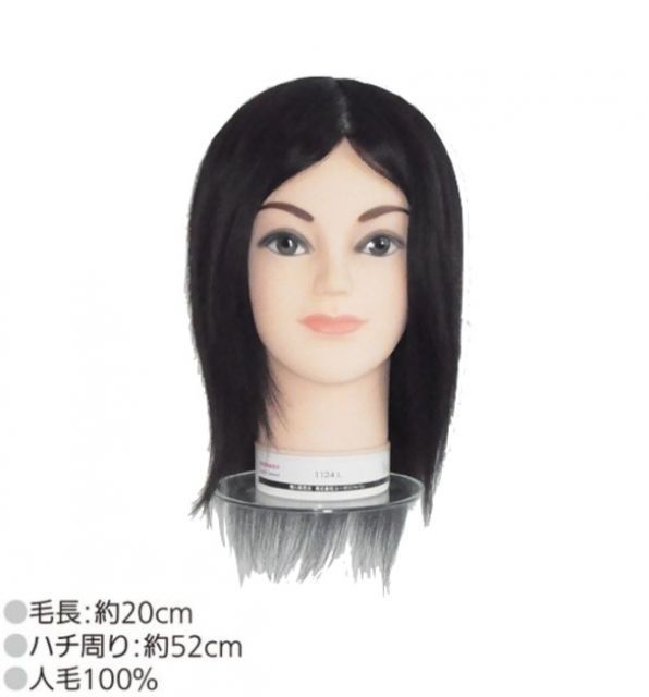 カットウィッグ ユーカリ 1124L (国家試験 練習用 美容師 スタイリスト