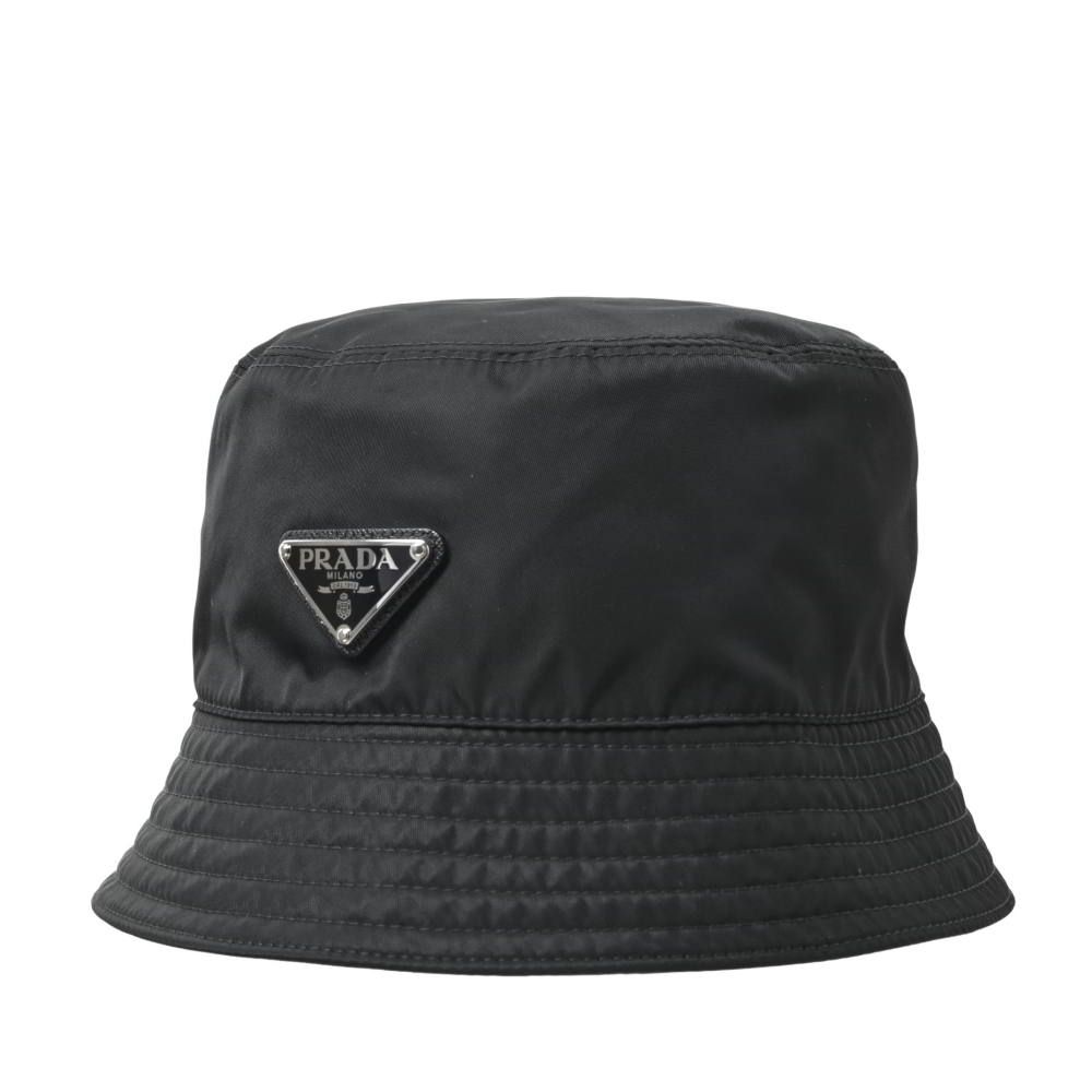 PRADA 1 HC 137 Re-Nylon トライアングルタグ バケット ハット