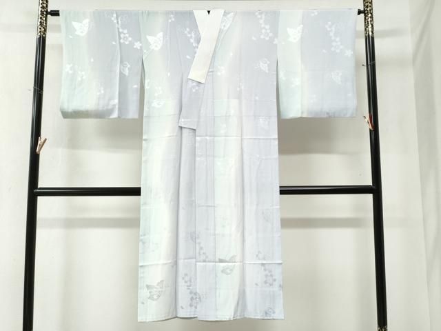 平和屋着物 長襦袢 無双仕立て 舞蝶桜地紋 暈し染め 正絹 yc