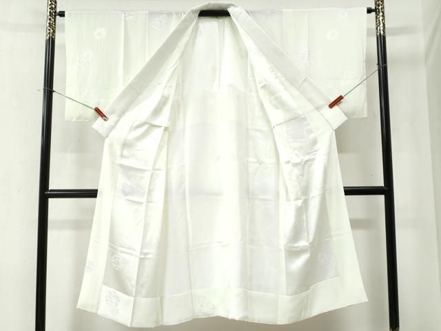  平和屋着物 長襦袢 無双仕立て 草花丸地紋 暈し染め 正絹 yc 長襦袢 長襦袢 半襦袢