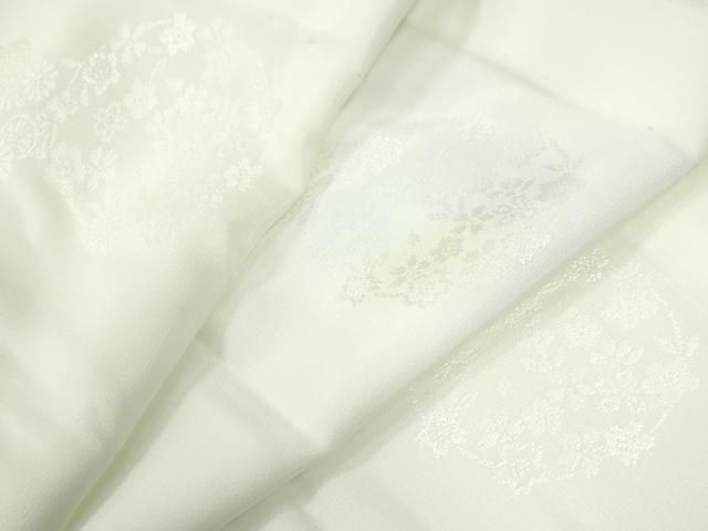 平和屋着物 長襦袢 無双仕立て 草花丸地紋 暈し染め 正絹 yc