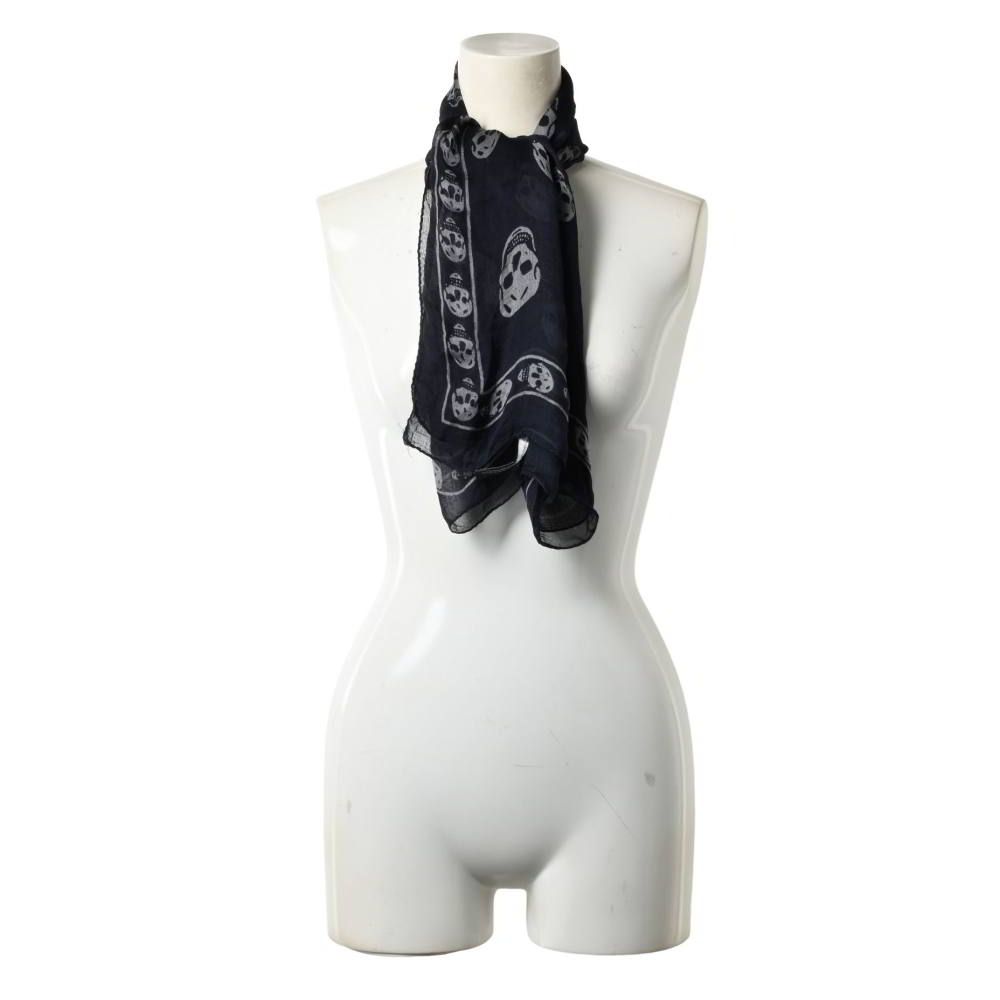 Alexander McQueen モダール スカル スカーフ ストール