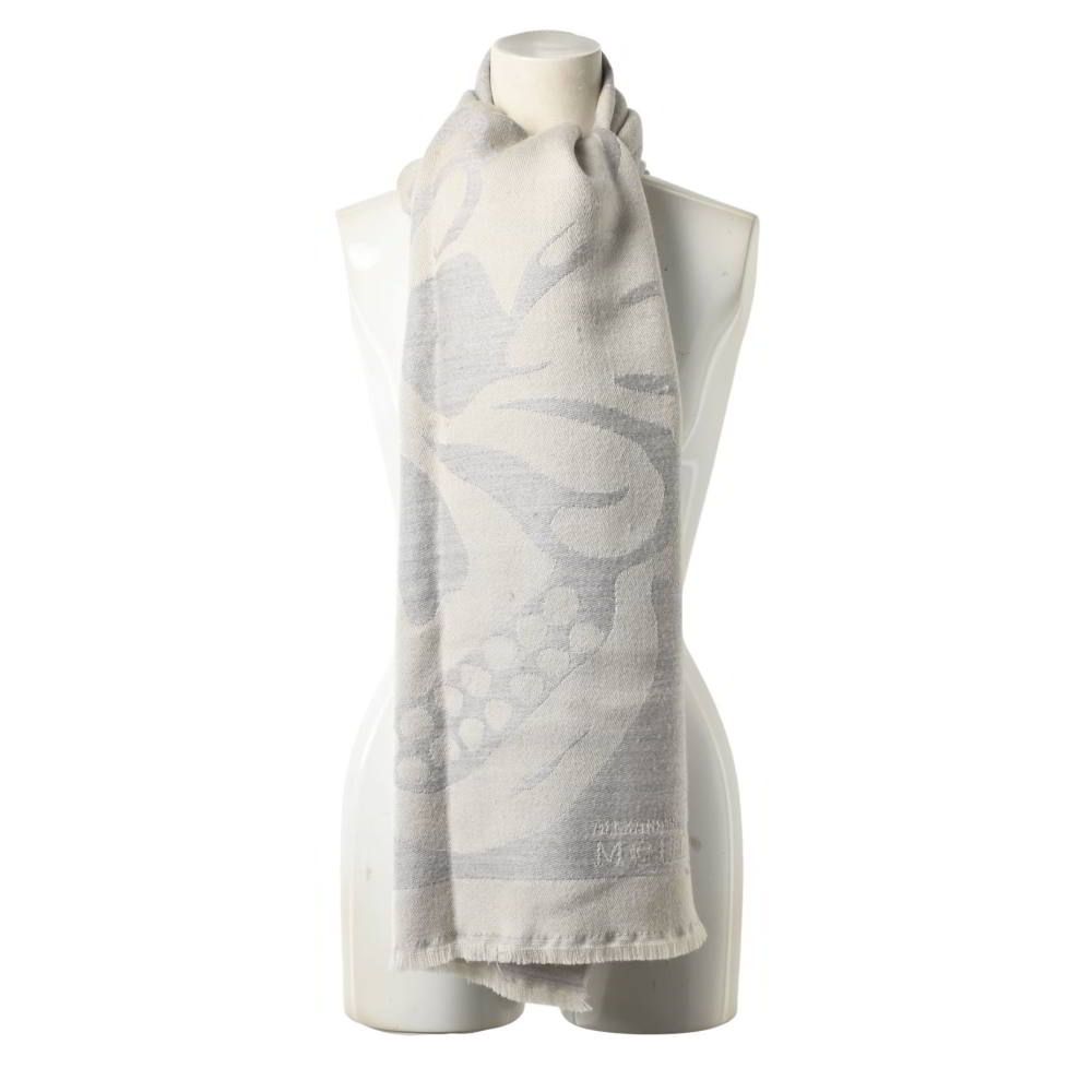 Alexander McQueen ラムウール ジャガード ストール マフラー