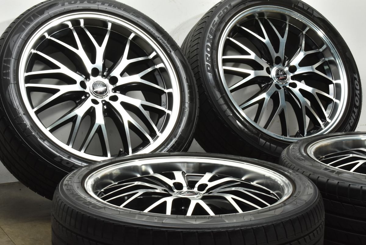 程度良好 ロクサーニ マルチフォルケッタSP 20 in 8 5 J 35 PCD 114 3 プロクセス FD 1 245 45 R レクサスNX ハリアー エクストレイル