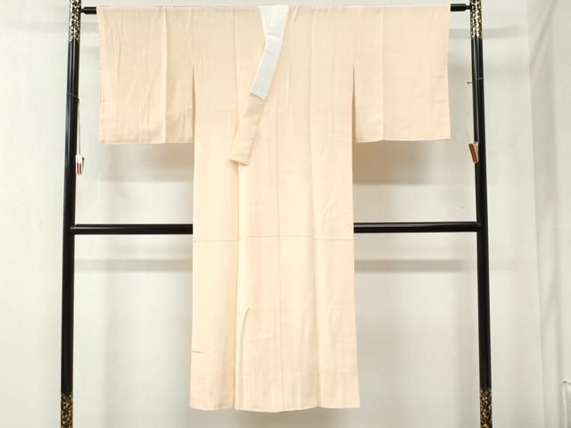 平和屋着物 長襦袢 袷 雲取り地紋 肌色 正絹 yc