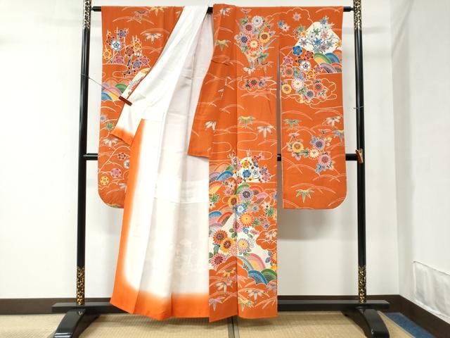 豪華振袖 型染め