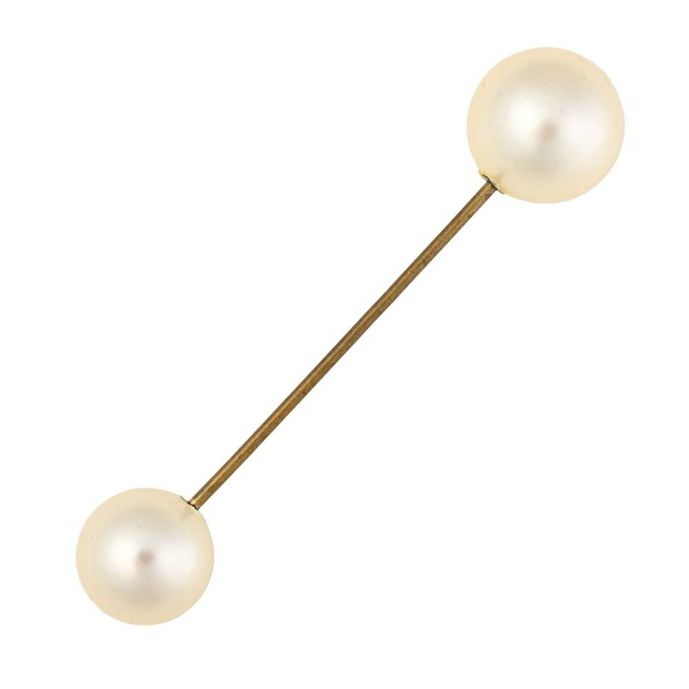 DRIES VAN NOTEN パール ピン ブローチ 襟ピン