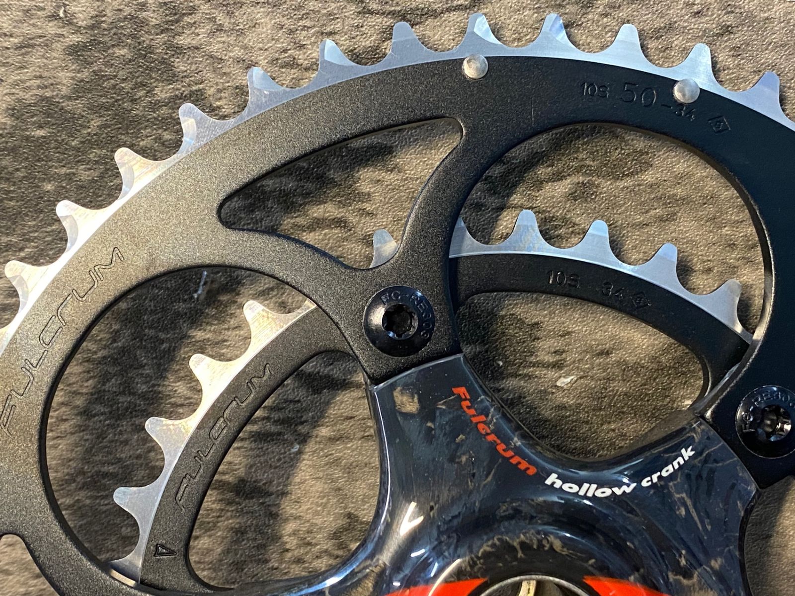 JR696 フルクラム FULCRUM RACING TORQ RS クランクセット 50/34T