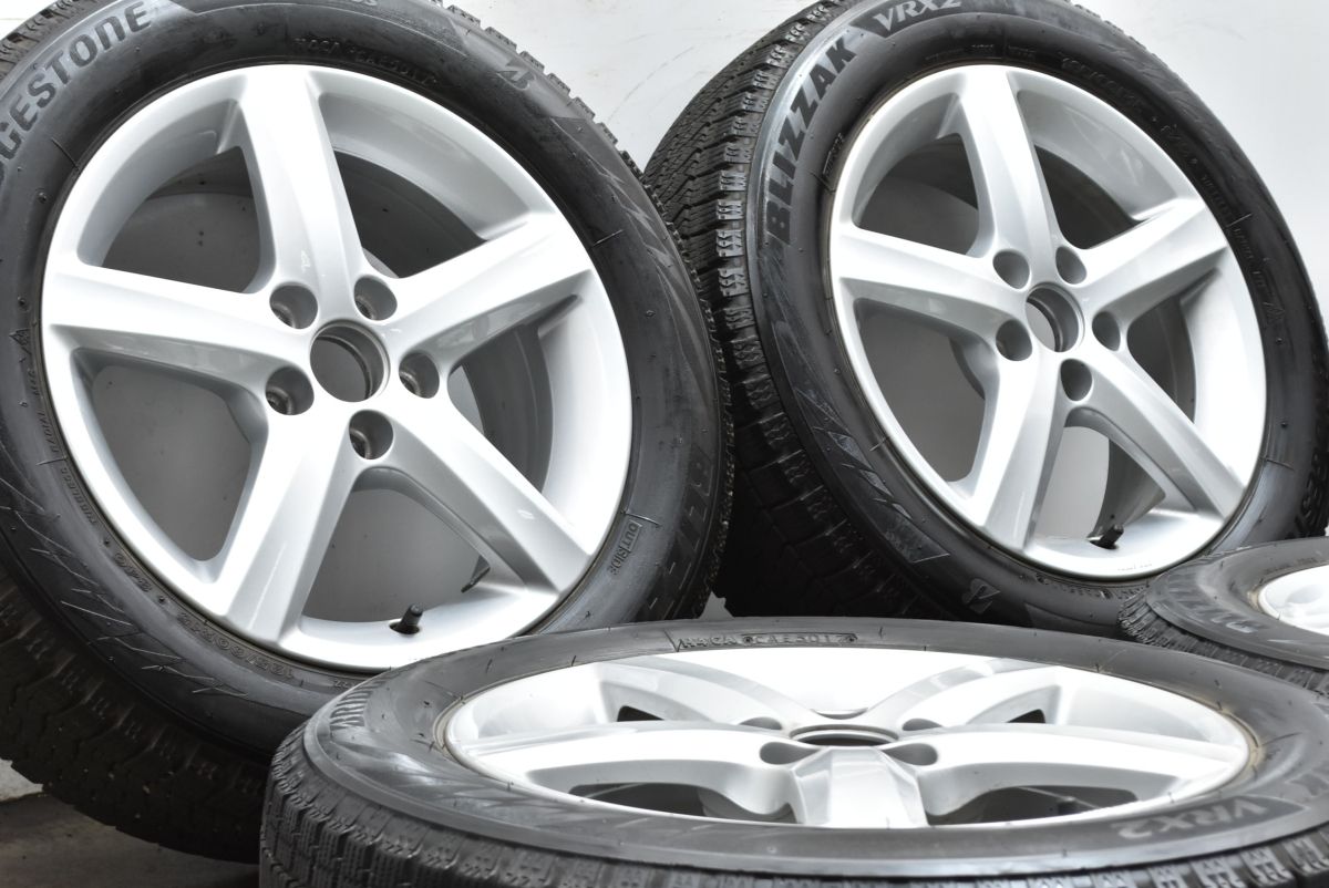 ホイール フォルクスワーゲン 6 R ポロ 15 in J 40 PCD 100 ブリヂストン ブリザックVRX 2 185 60 品番