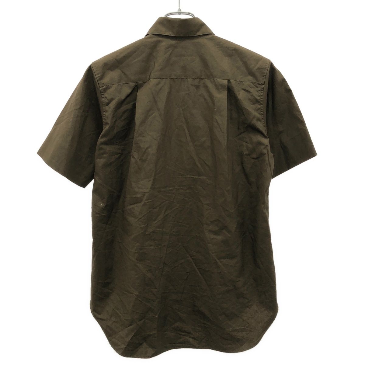 BOWTE バウト 24 SS FINX COTTON FRILL DRESS SHIRT ショートスリーブシャツ 241-01-0014 カーキブラウン系 F
