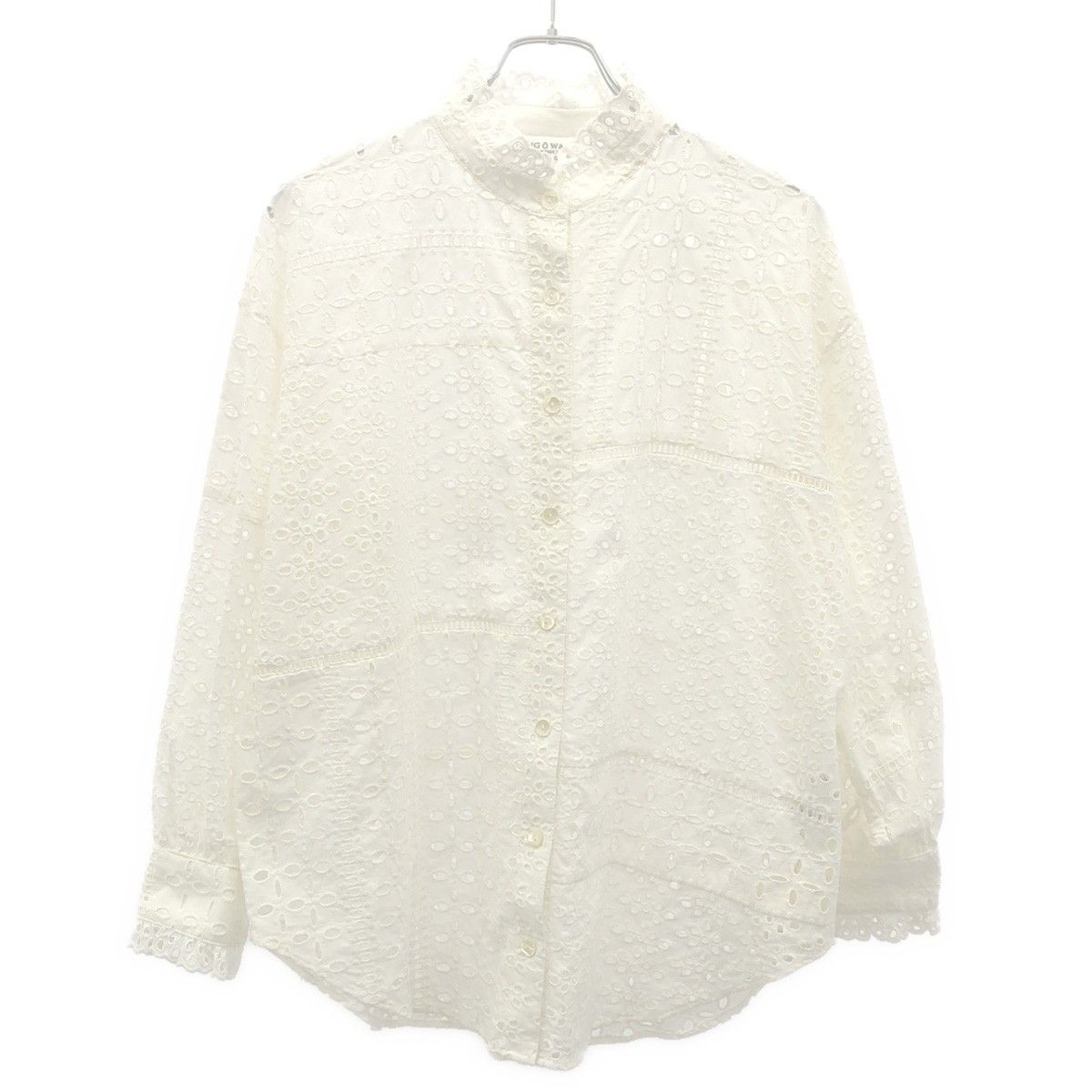 新品未使用✨ハグオーワー　カットワークレースシャツ　ブラック 新品未使用✨ハグオーワー カットワークレースシャツ ブラック 楽天