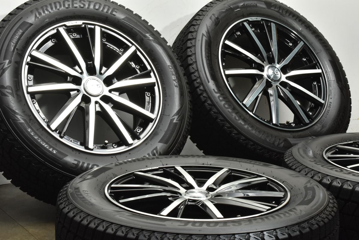 バリ溝品 KYOHO シュタイナー SF V 17 in 7 J 42 PCD 114 3 ブリヂストン ブリザック DM 225 65 R ハリアー RAV 4 エクストレイル