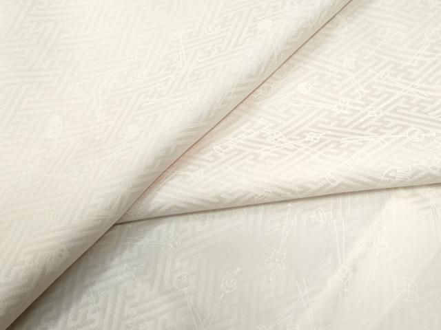 平和屋着物 長襦袢 無双仕立て 簪 紗綾形地紋 正絹 yc