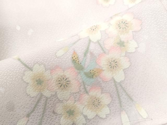  平和屋着物 長襦袢 袷 舞桜文 さが美扱い 正絹 yc 長襦袢 長襦袢 半襦袢