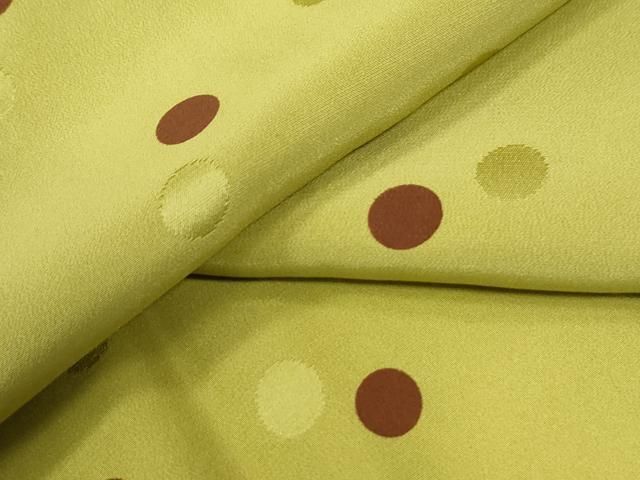 平和屋着物 長襦袢 無双仕立て 水玉 正絹 yc