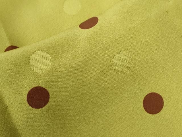  平和屋着物 長襦袢 無双仕立て 水玉 正絹 yc 長襦袢 長襦袢 半襦袢