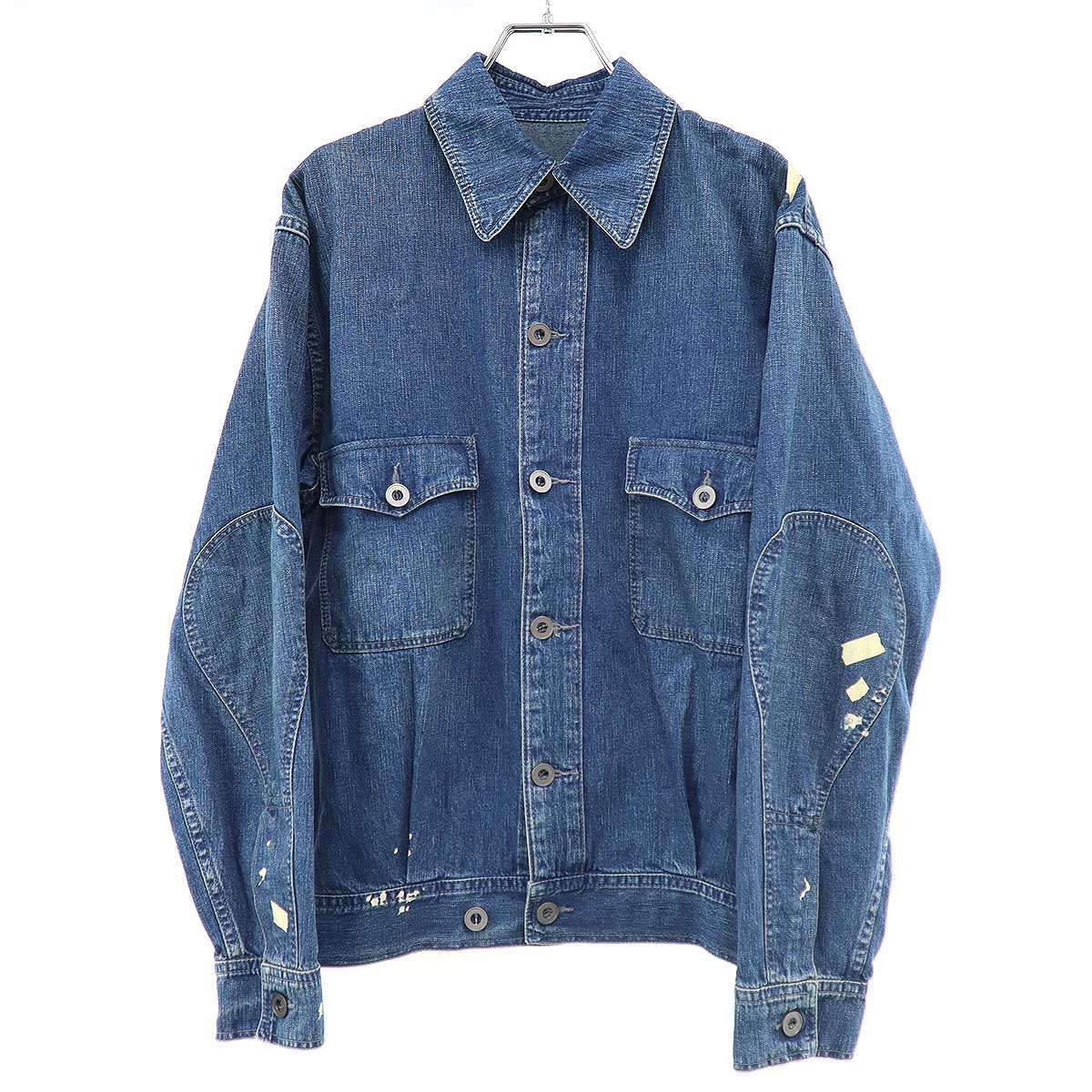 最終値下げ！メゾン マルジェラ 名作 ディストレストデニムジャケット 最終値下げ！メゾン マルジェラ 名作 ディストレストデニムジャケット