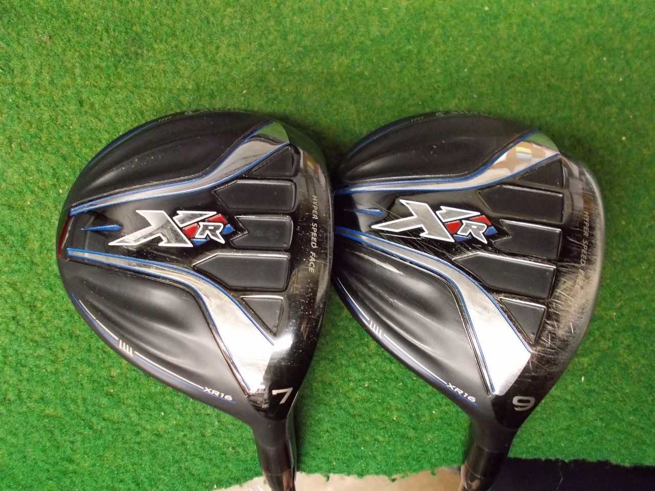 2636 XR 16 7 W 9 カーボン R カバー無 セット キャロウェイ フェアウェイウッド ゴルフクラブ .2637