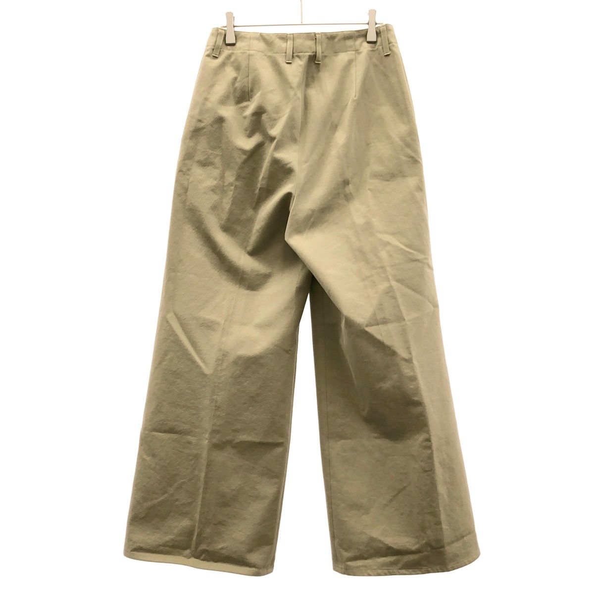 AURALEE ワイドパンツ ベージュ　サイズ0 タックチノパン　オーラリー AURALEE ワイドパンツ ベージュ サイズ0 タックチノパン オーラリー