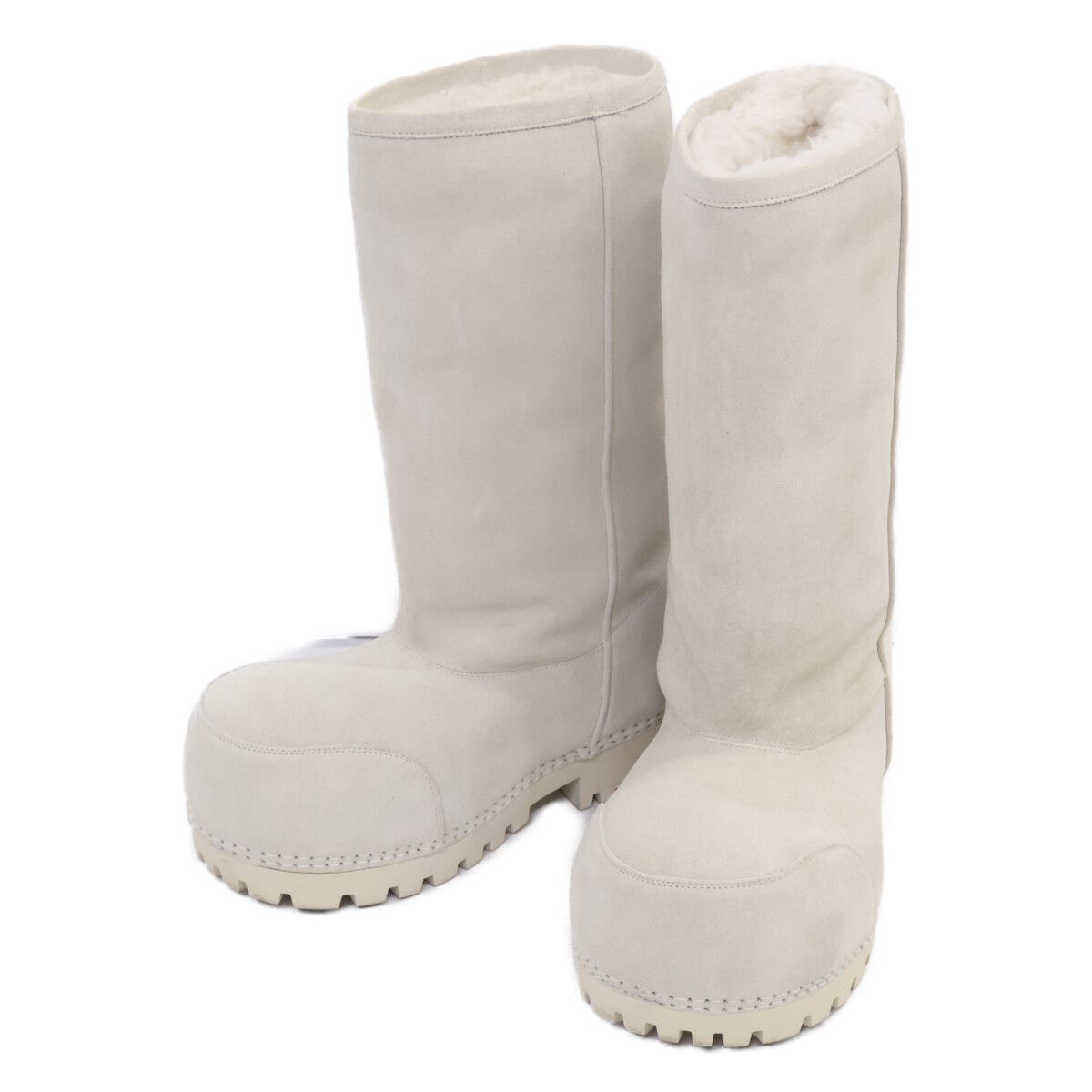 バレンシアガ 802177 アラスカファー ブーツ 36